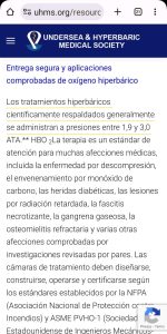 Sociedad Medica Subacuatica E Hiperbarica presiones si aprobadas